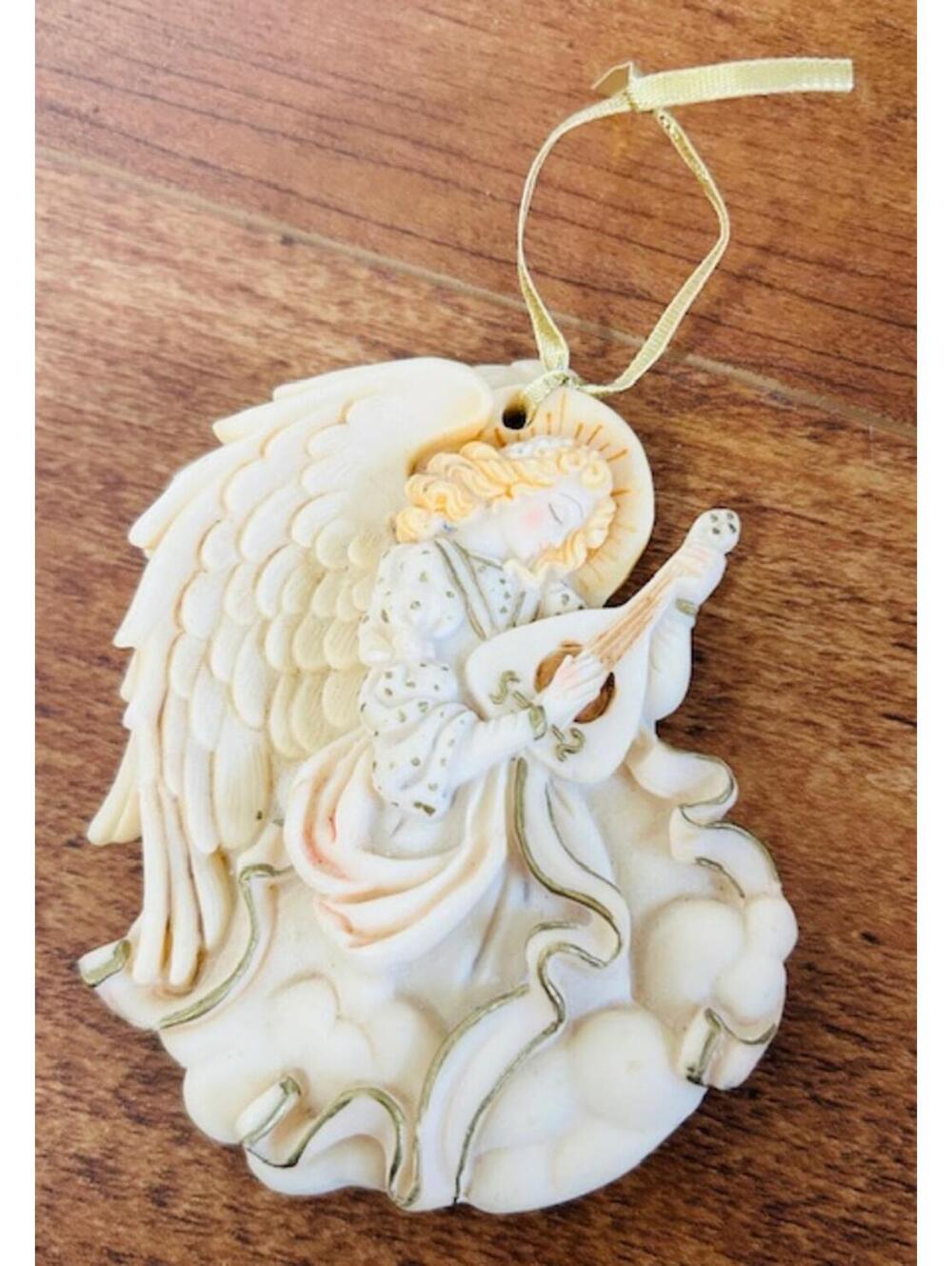 Angel Ornament with Musical Instrument Decoration